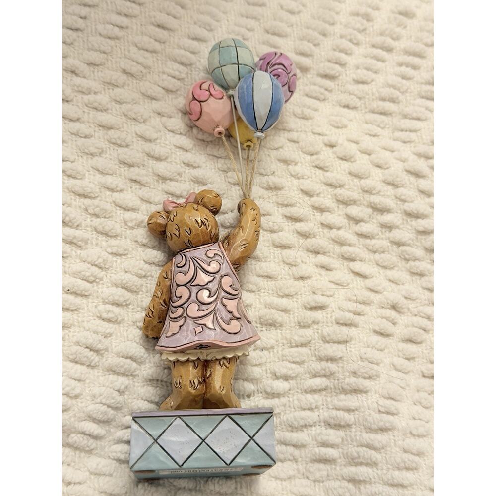 New JIM SHORE Boyds Bears Penny McLovely Take Me Away Bear Balloons 3654/65 - Picture 11 of 16